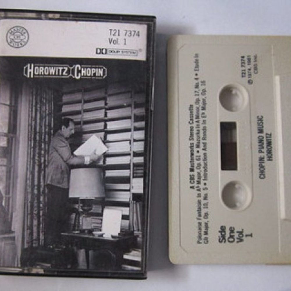 HOROWITZ CHOPIN PIANO MUSIC VOL 1 & VOL 2 CASSETTE